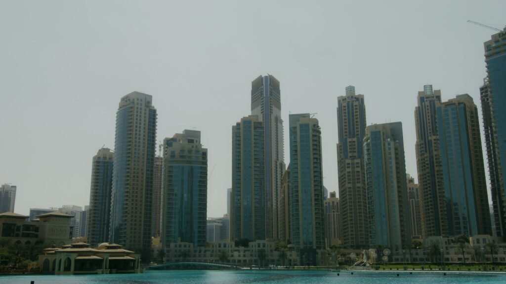 Modern skyscrapers of Business Bay, a prime real estate hub in DubAI