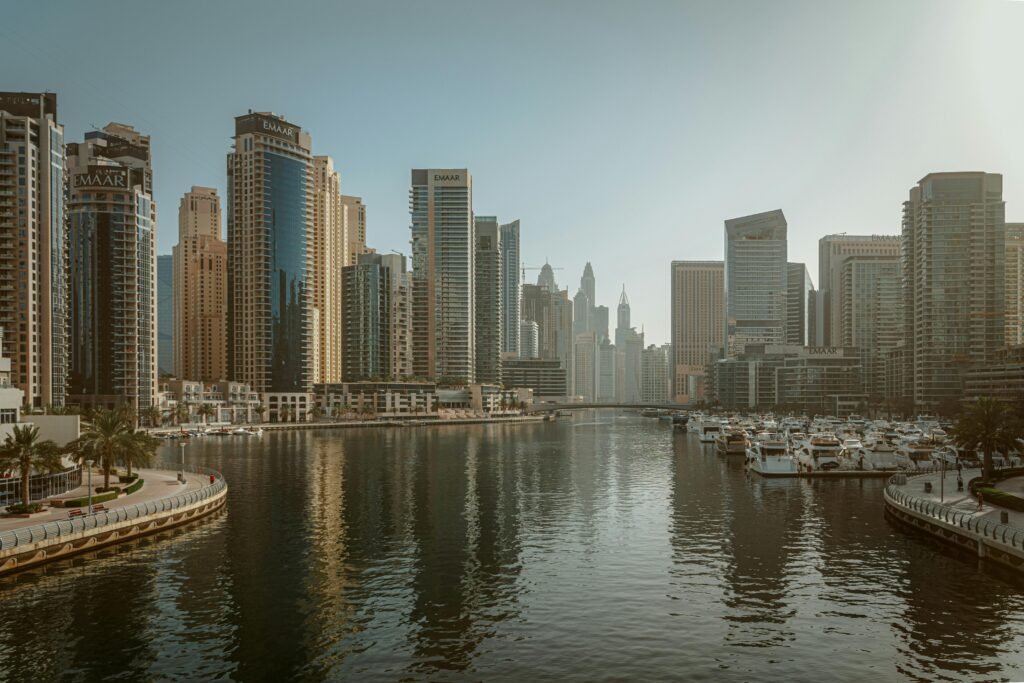 Burj Khalifa and Dubai Mall skyline view – a top area for real estate investment in Dubai