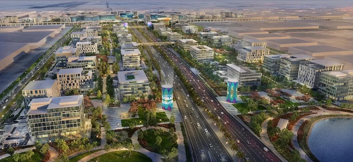 South Square residential towers in Dubai South near Al Maktoum International Airport