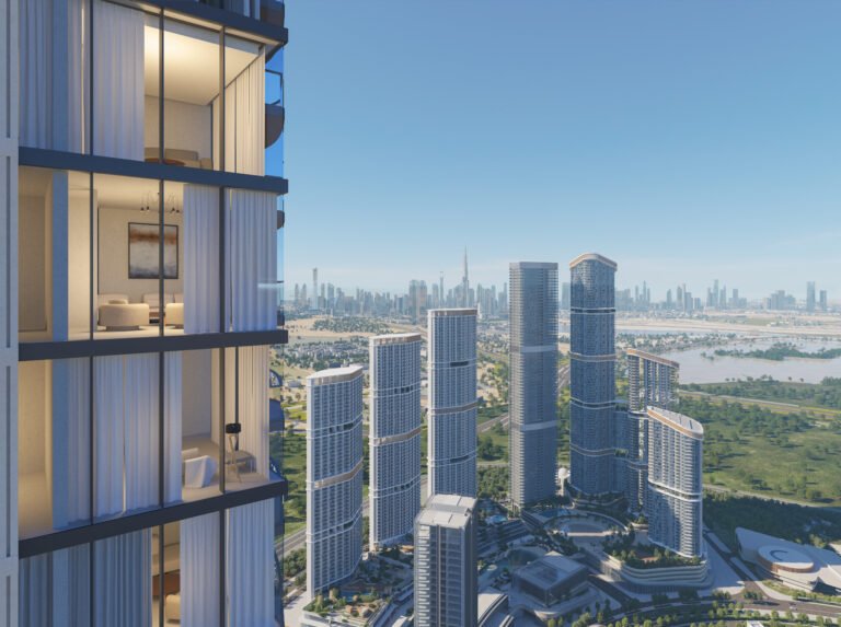 Burj Khalifa in skyscape aura sobha hartland II dubai