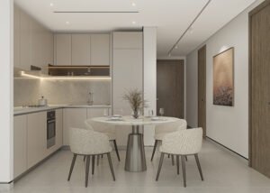 dinning area view of of 310 Riverside Crescent Sobha Hartland II