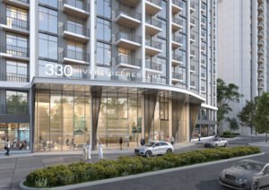330 Riverside Crescent Sobha Hartland II entrance