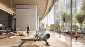 gym design in 340 Riverside Crescent Sobha Hartland II