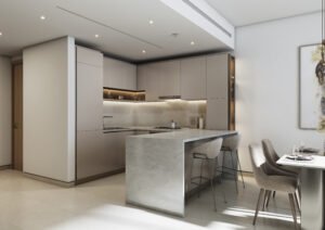 kitchen design in350 Riverside Crescent Sobha Hartland II