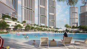 lagoon design in 340 Riverside Crescent Sobha Hartland II