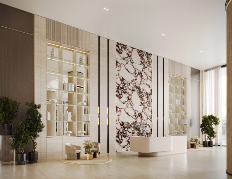 binghatti circle lobby area