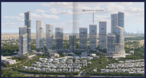 master plan layout in 350 Riverside Crescent Sobha Hartland II