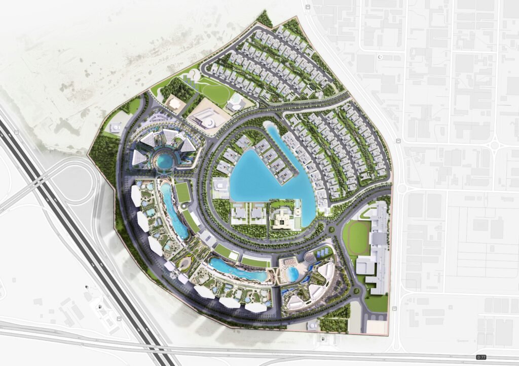 master plan of sobha hartland II by sobha realty dubai in MBR city