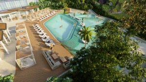 podium view of 330 Riverside Crescent Sobha Hartland II