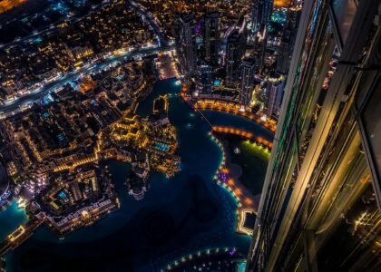 UAE skyline with cranes and buildings under construction representing real estate growth