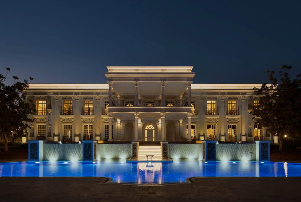 The $204 Million Villa on Palm Jumeirah featuring marble interiors and infinity pool in Dubai