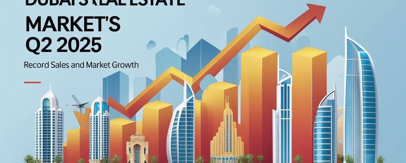 Dubai real estate Q2 2025 record sales market growth