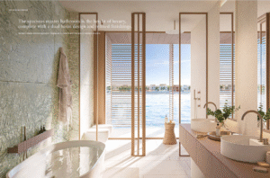 Nakheel’s luxury beachfront Villa Cobalt at Palm Jebel Ali in Dubai bathroom