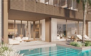 Nakheel’s luxury beachfront Villa Cobalt at Palm Jebel Ali in Dubai pool area
