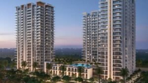 Rosehill by Emaar luxury apartments in Dubai Hills Estate with lush green surroundings