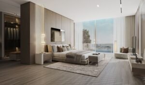 6-bedroom estate villa in Sobha Hartland II master bedroom