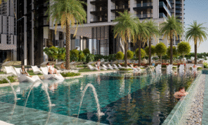 the horizon sobha central by sobha realty dubai pool