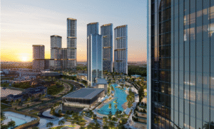 Luxury apartments at The S in Sobha Hartland II with skyline views and premium amenities