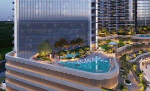4 bedroom smart apartment at The S tower in Sobha Hartland II with skyline views