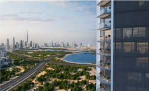 Map of Dubai highlighting top transaction areas