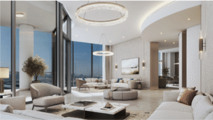 4 bedroom smart apartment at The S tower in Sobha Hartland II with skyline views