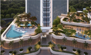 4 bedroom smart apartment at The S tower in Sobha Hartland II with skyline views