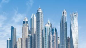 Graph showing projected growth in UAE residential real estate market until 2029