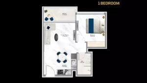aspirz by danube 1 bedroom apartment layout