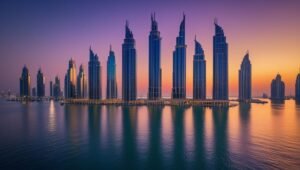 Skyline view of Dubai second home market 2025 for ultra-wealthy buyers