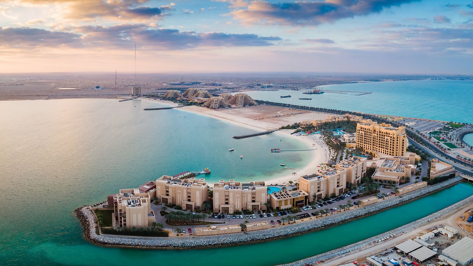 Skyline of Ras Al Khaimah showing luxury residences as RAK Real Estate Market 2025 prices surge