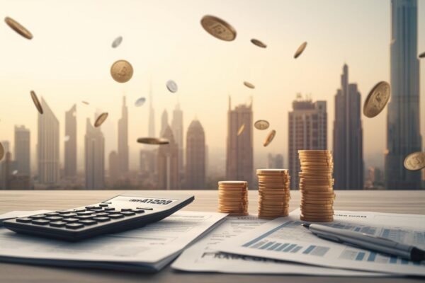 Skyline of Dubai with residential towers representing mortgage and financing challenges faced by buyers