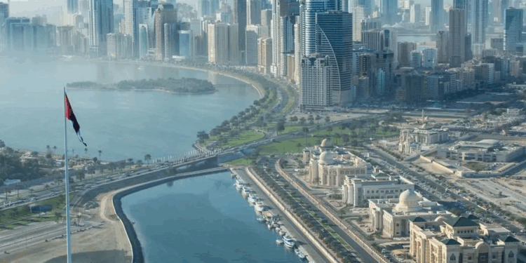 Maryam Island Sharjah waterfront skyline showing real estate growth in 2025